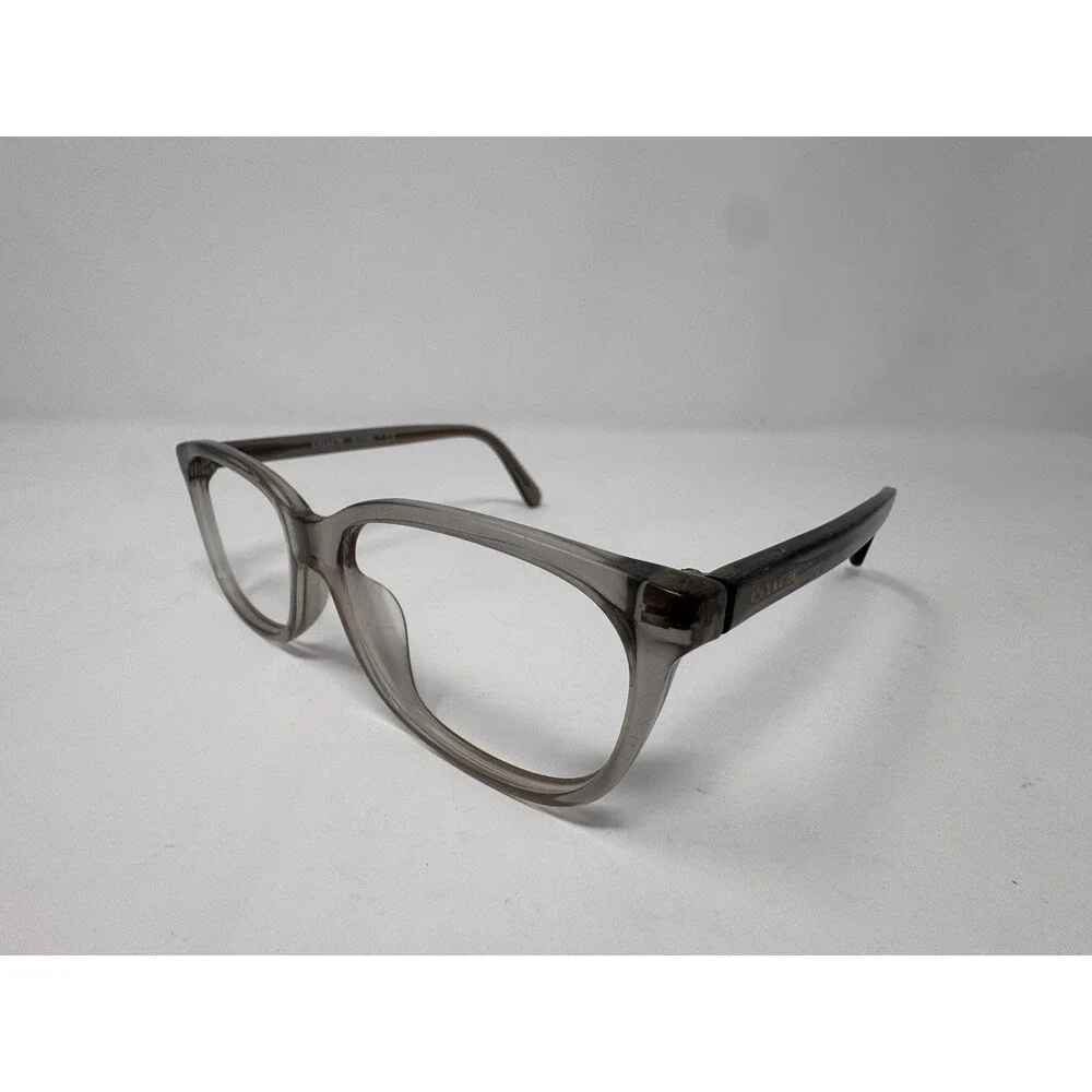 Coach HC6139U Eyeglass Frames Only 53-15-140 Transparent Gray 5176 Authentic